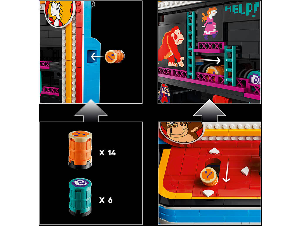 Lego Super Mario Máquina Recreativa de Donkey Kong