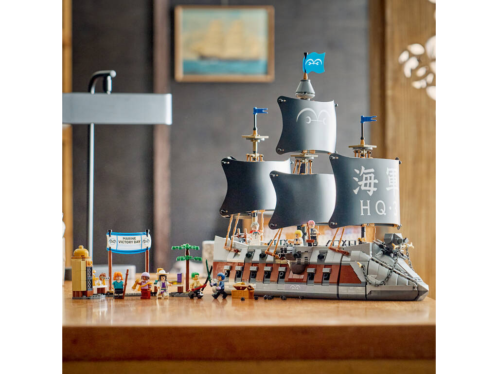 Lego One Piece Barco de la Marina de Garp
