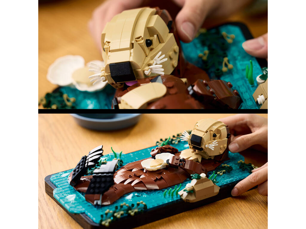 Lego Ideas Nutrias Marinas a Flote