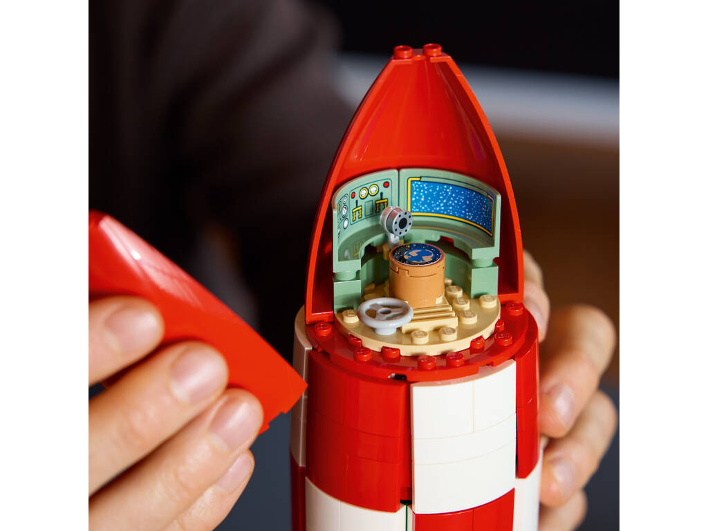 Lego Ideas Cohete Lunar de Tintin