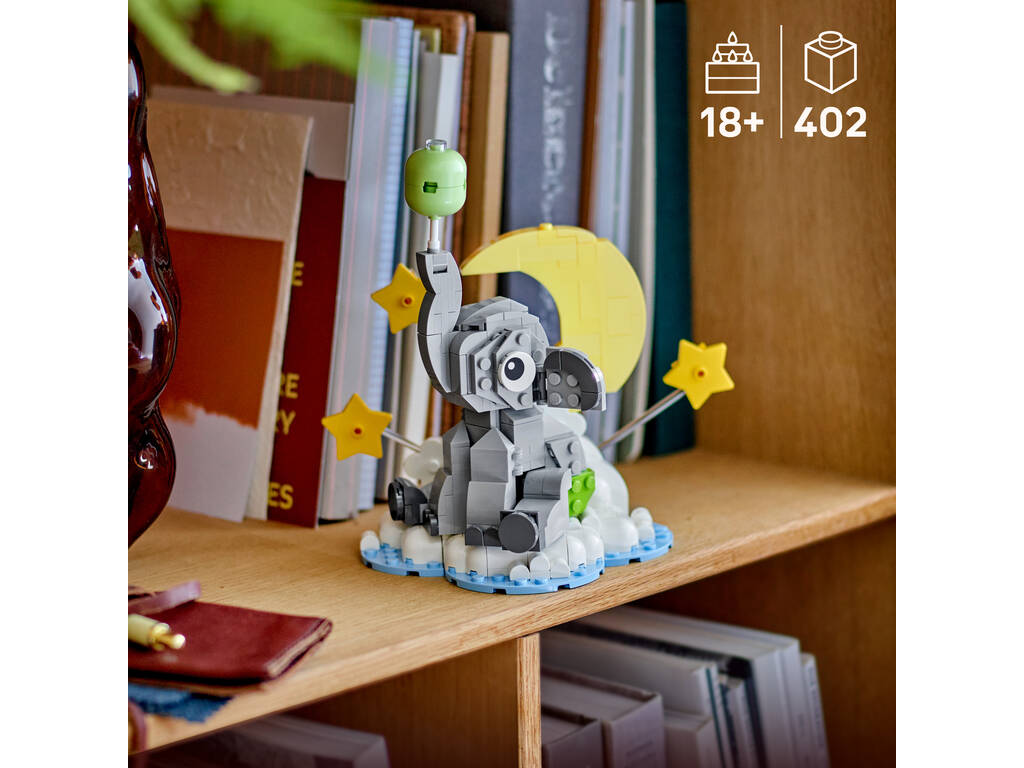Lego Bebé Elefante en el Cielo
