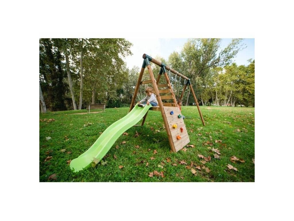 Parc pour enfants Tibet M avec toboggan 198 x 396 x 174 cm Masgames MA700098