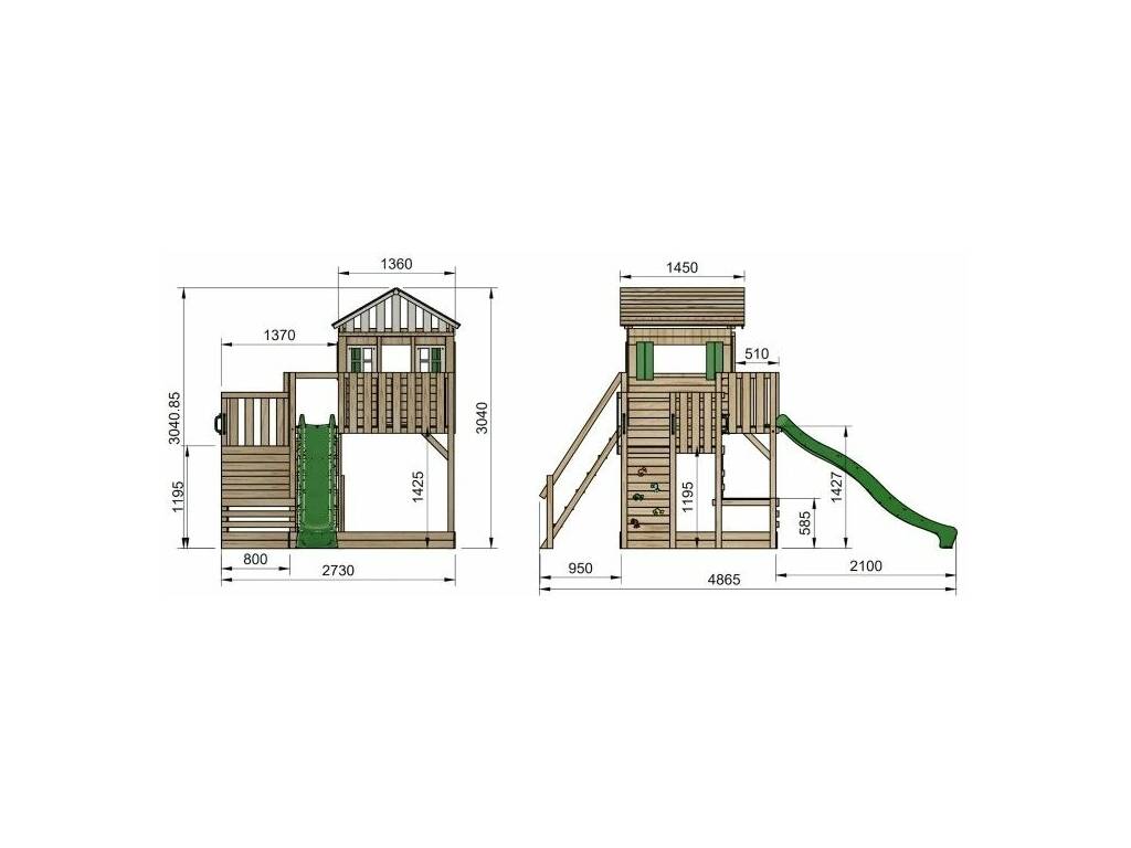 Parc pour enfants Siracusa XL de 304 x 273 x 486,5 cm Masgames MA700440X