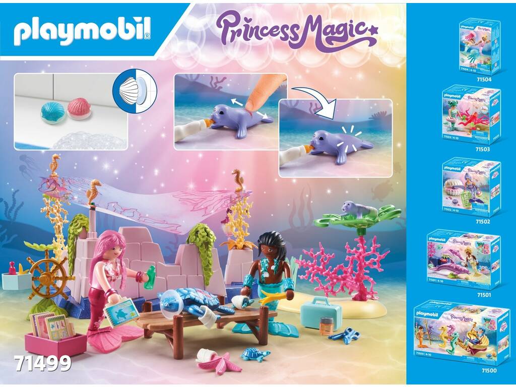 Playmobil Princess Magic Sirena Cuidado de Animales