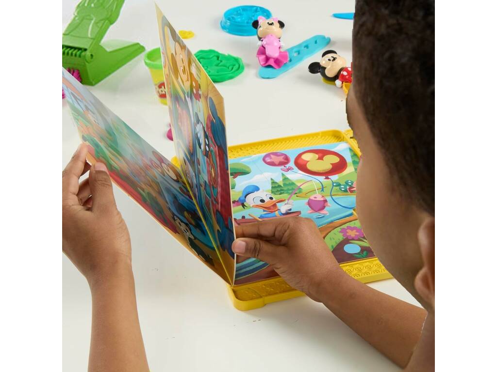 Play-Doh Disney Jr. Mickey Mouse Clubhouse un coffret pour créer une histoire avec de la pâte à modeler et des accessoires