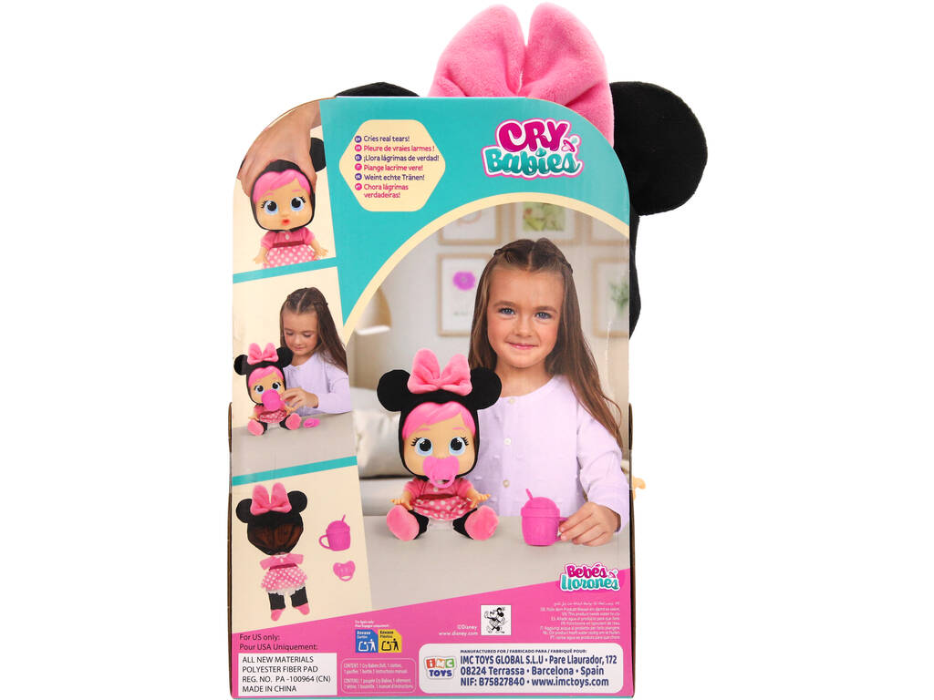 Poupée Minnie Bébés pleurnichards Loving Care Disney Junior