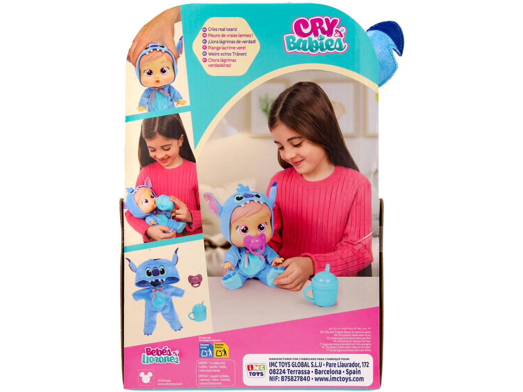 Poupée Stitch Bébés pleurnichards Loving Care Disney Stitch