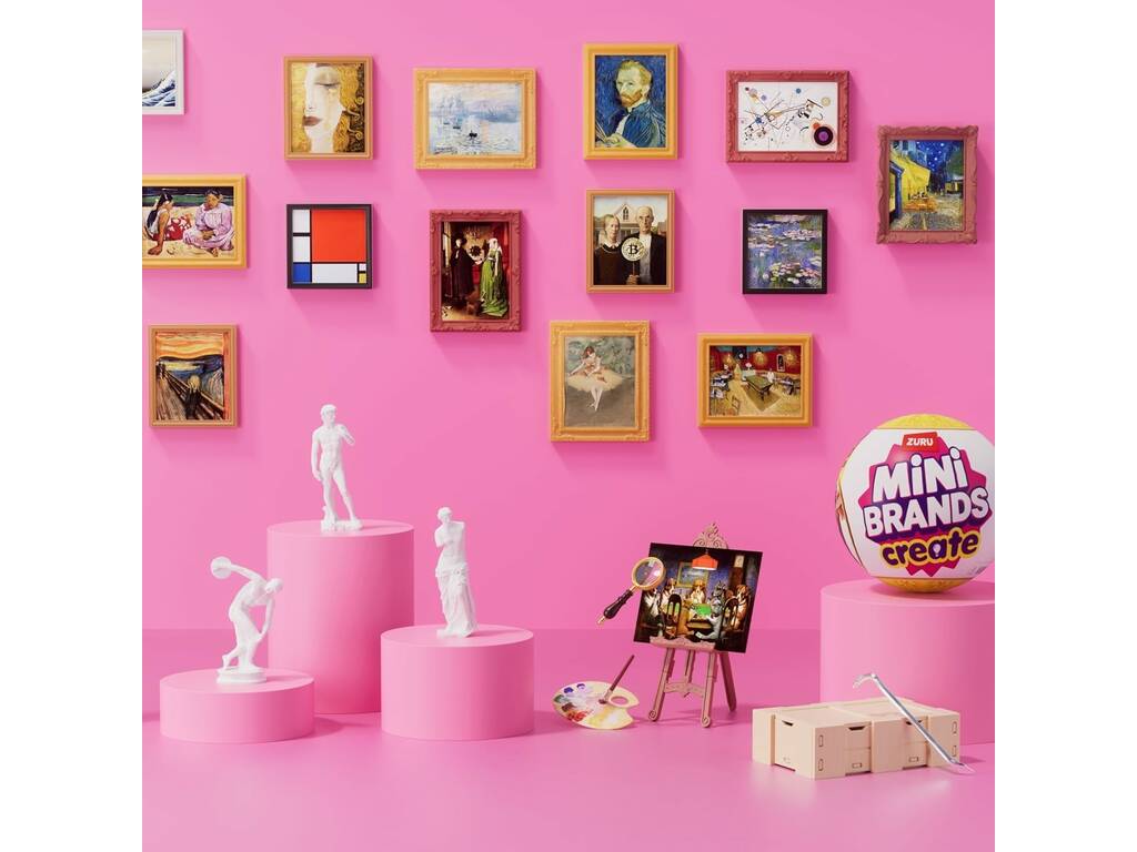 Zuru Mini Brands Create Surprise Ball Masterpieces Mini Art