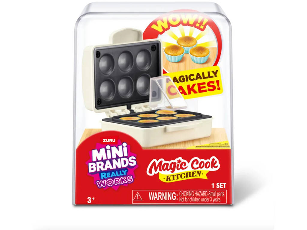  Zuru Mini Brands Really Works Magic Cook Aparelho de cozinha com acessórios Série 1 