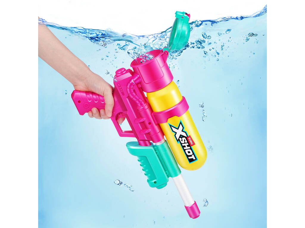 Zuru X-Shot Lanceur d’eau Fast-Fill 80’s Super Splash