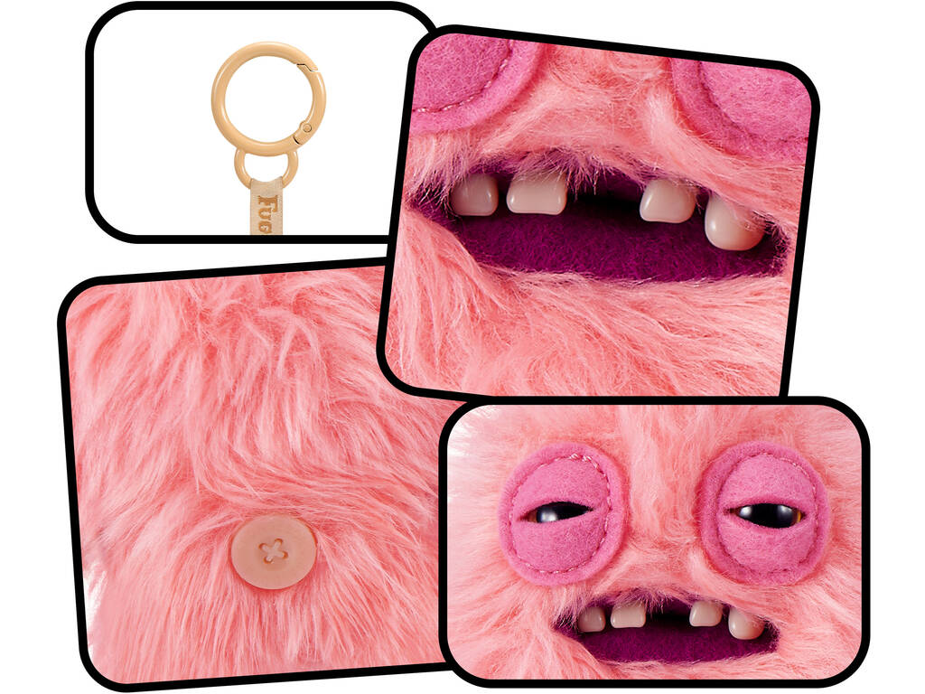 Zuru Fuggler Bob Éponge Porte-clés en peluche Personnage de 12 cm