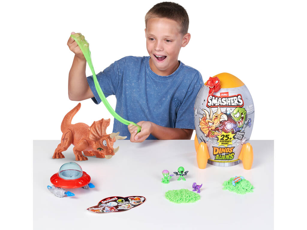 Zuru Smashers Dinos vs Aliens Cohete Sorpresa