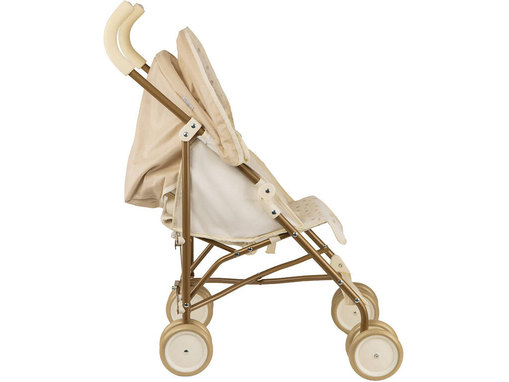 Carro de Muñecas Silla de Paseo Reborn de París Plegable de 73x34x61 cm