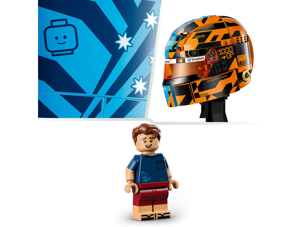 Lego Editions McLaren Mastercard F1 Team: Casco de Oscar Piastri