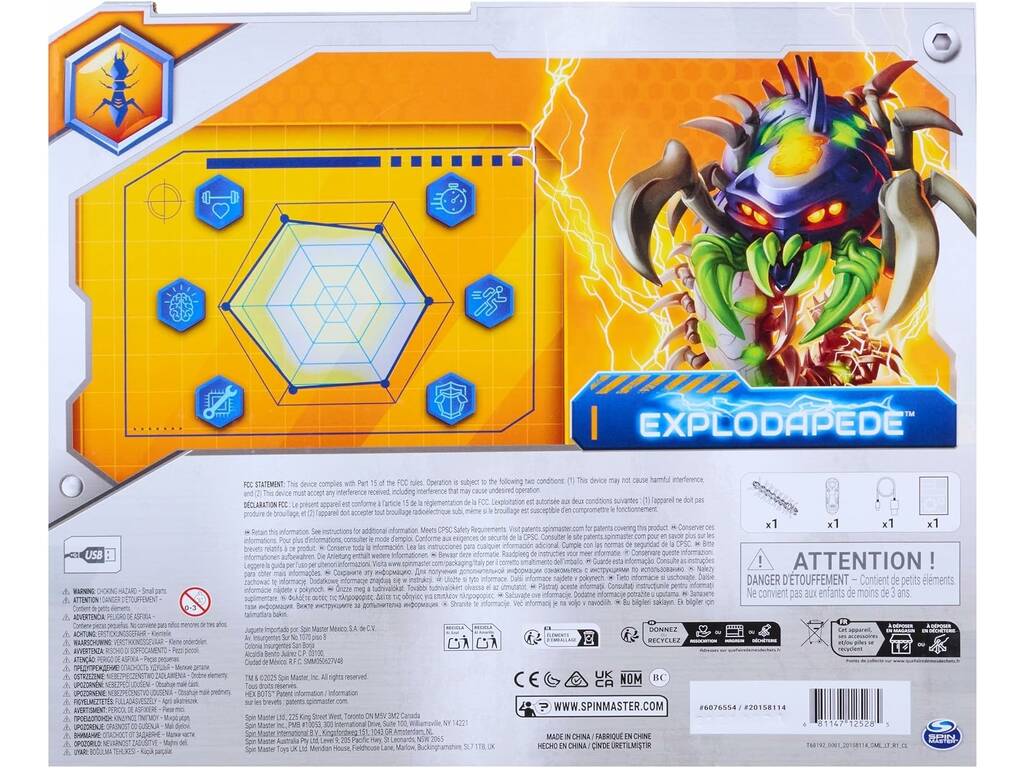 Hex Bots Alive Inside Explodapede Radio Control