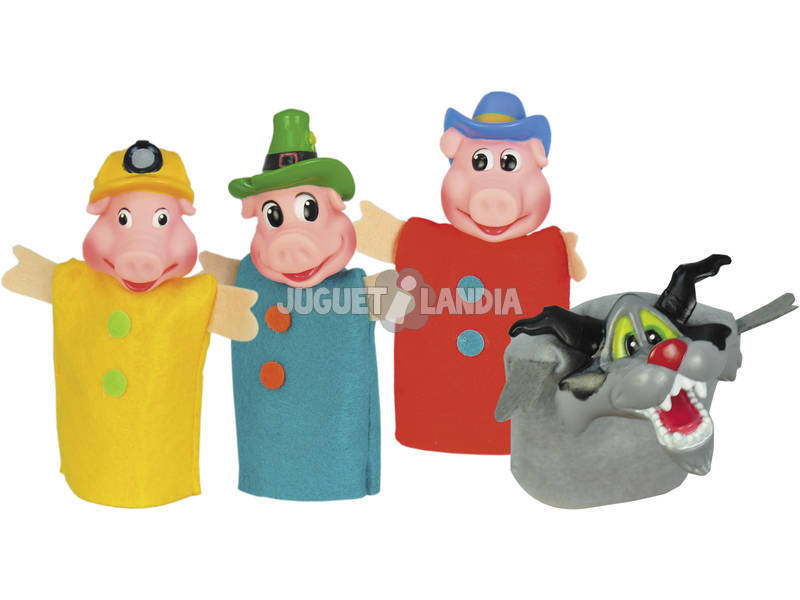 4 Marionetas Dedos Cuentos Infantiles