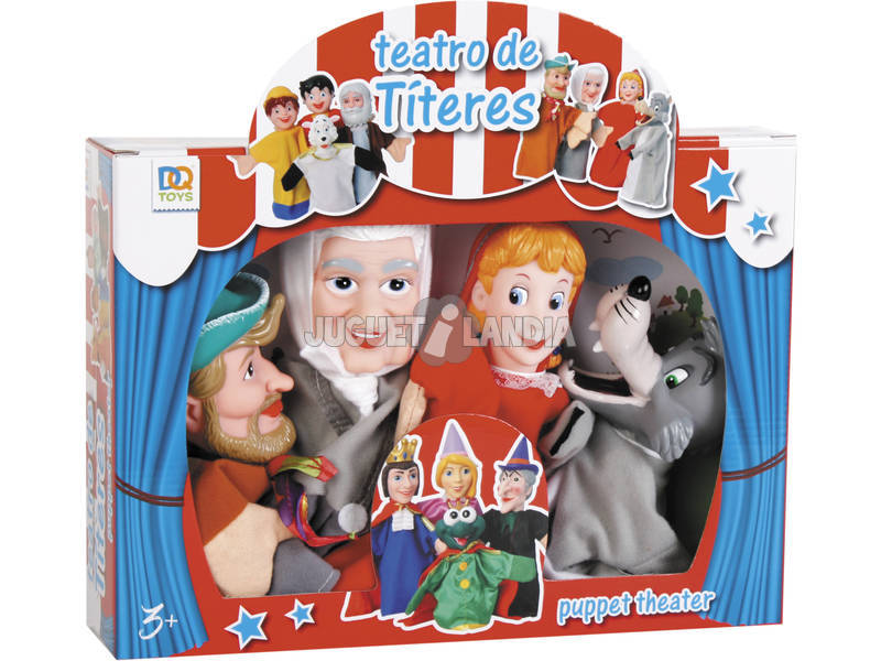 Marionetas Cuentos Infantiles 4 Piezas