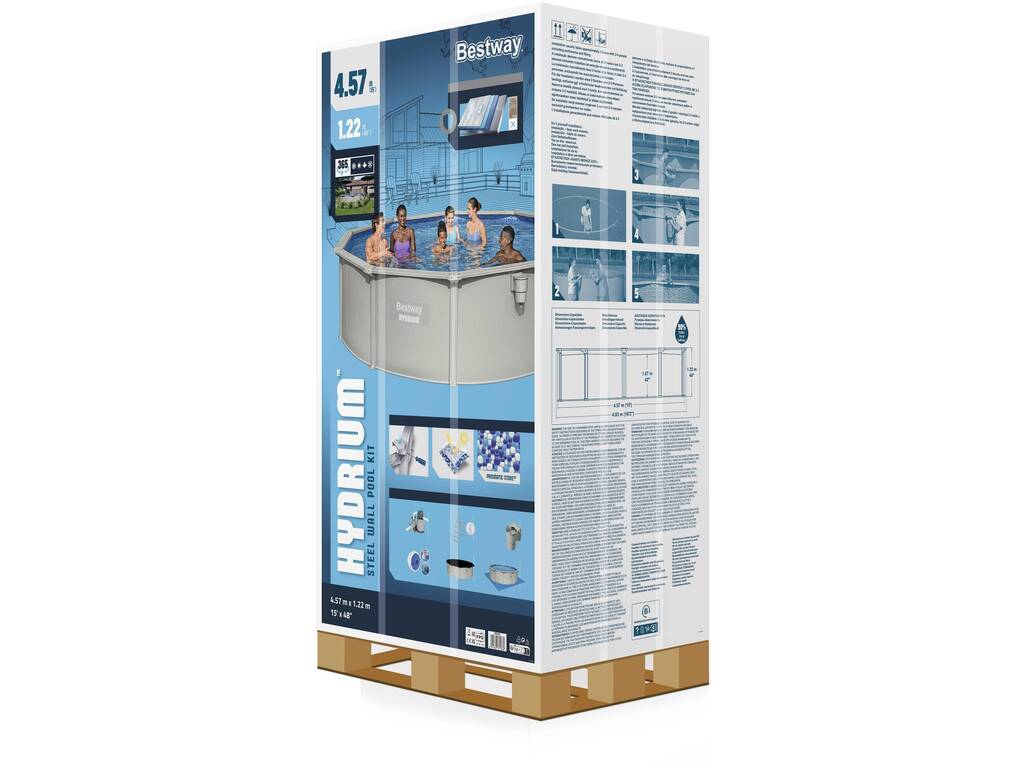 Piscine Hydrium éparateur à sable 457 x 122 cm Bestway 56384