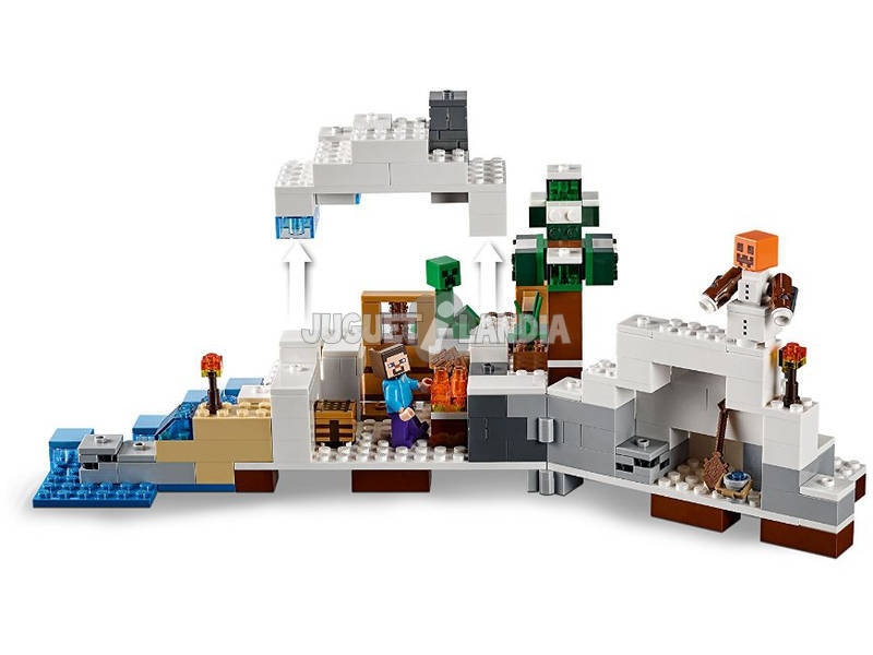 Lego Minecraft La Cachette dans la Neige